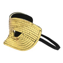 Loup Disco Or à facettes | Masque disco pas cher