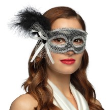 Masque Loup Venice Flapper Années 20 Pas Cher | Femme