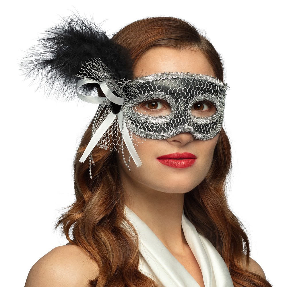 Masque Loup Venice Flapper Années 20 Pas Cher | Femme