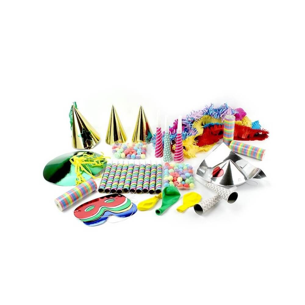 Sachet Cotillons 10 Personnes – Kit Fête Complet - 21102 - Cotillons