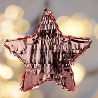 Piñata Étoile Foil Rose Gold 33 cm - 29645 - Piñatas