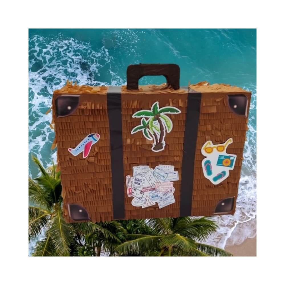 Piñata Valise Voyage 40 x 35 cm - 29747 - Piñatas