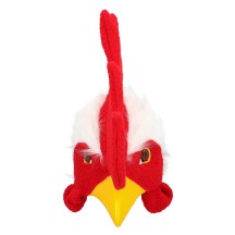 Demi-masque peluche Coq pas cher | Masque coq adulte carnaval