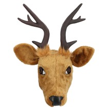 Demi-masque peluche Cerf pas cher | Masque cerf adulte carnaval