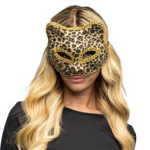 Demi-masque Guépard pas cher | Masque femme carnaval