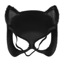 Demi-masque Chat Mirage Noir à Strass Pas Cher | Bal Masqué