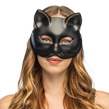 Demi-masque Kitty noir pas cher | Masque chat femme