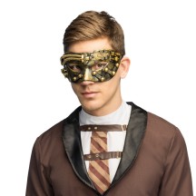 Loup Steamforce steampunk bronze pas cher | Masque steampunk adulte