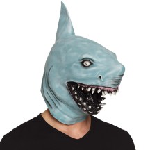 Masque tête latex Requin pas cher | Masque intégral adulte