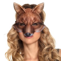 Demi-masque EVA Renard pas cher | Masque de déguisement adulte et enfant