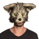Demi-masque peluche Loup pas cher | Masque de déguisement adulte