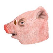 Masque Tête de Cochon en Latex pas cher | Masque Halloween Adulte