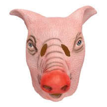 Masque Tête de Cochon en Latex pas cher | Masque Halloween Adulte