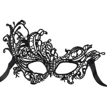 Masque en Dentelle Mascarade Noir pas cher | Masque Bal Masqué