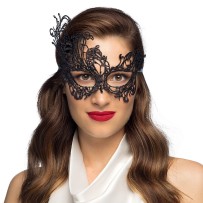 Masque en Dentelle Mascarade Noir pas cher | Masque Bal Masqué