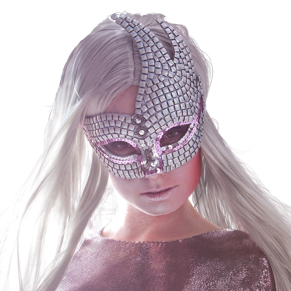 Loup Venice Brillanti rose pas cher | Masque vénitien femme