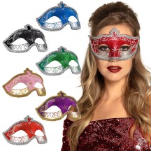 Loup Vénitien Venice Corona Pas Cher | Masque Bal Masqué Femme