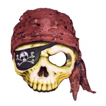 Demi-Masque EVA Pirate Enfant Pas Cher | Masque Pirate Carnaval