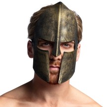 Masque Spartiate adulte effet bronze pas cher