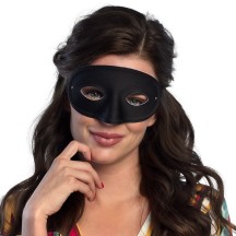 Loup Basic noir pas cher pour bal masqué et carnaval