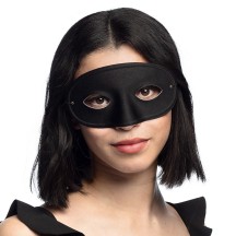 Loup Basic noir pas cher pour bal masqué et carnaval