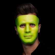 Masque Mime Théâtre Glow in the Dark pas cher