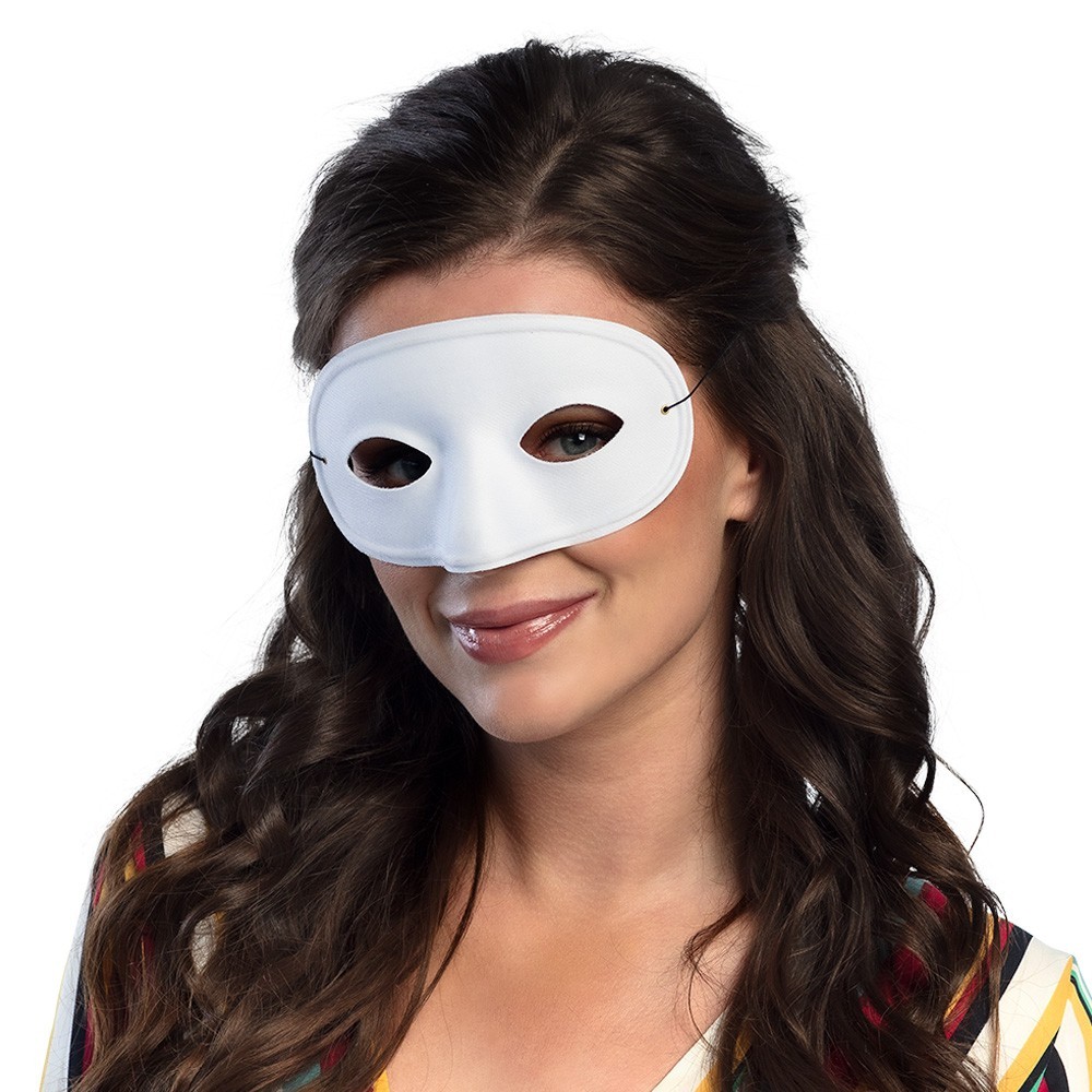 Loup blanc adulte pas cher | Masque Basic Fiesta Factory
