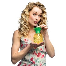 Gobelet LED Ananas 50 cl avec Paille | Gobelet Lumineux
