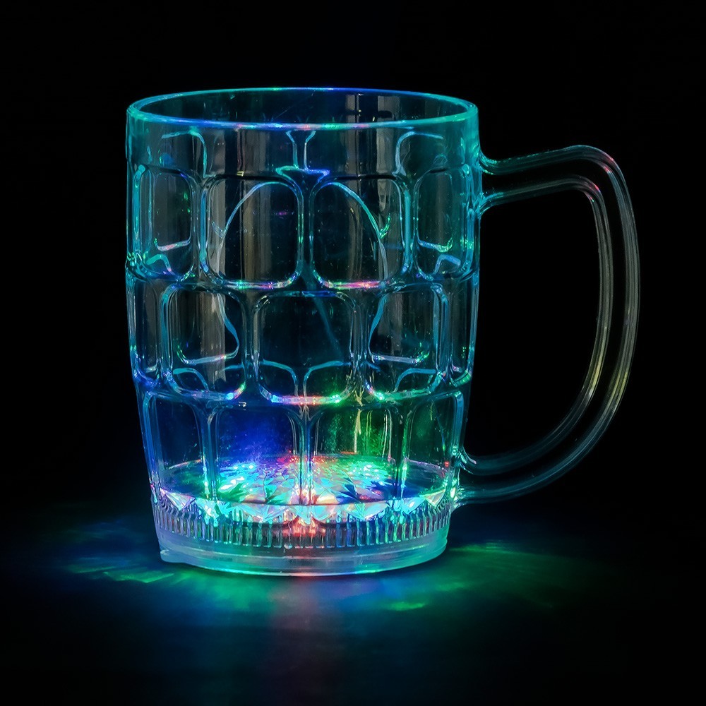Chope de bière LED lumineuse 55 cl pas cher