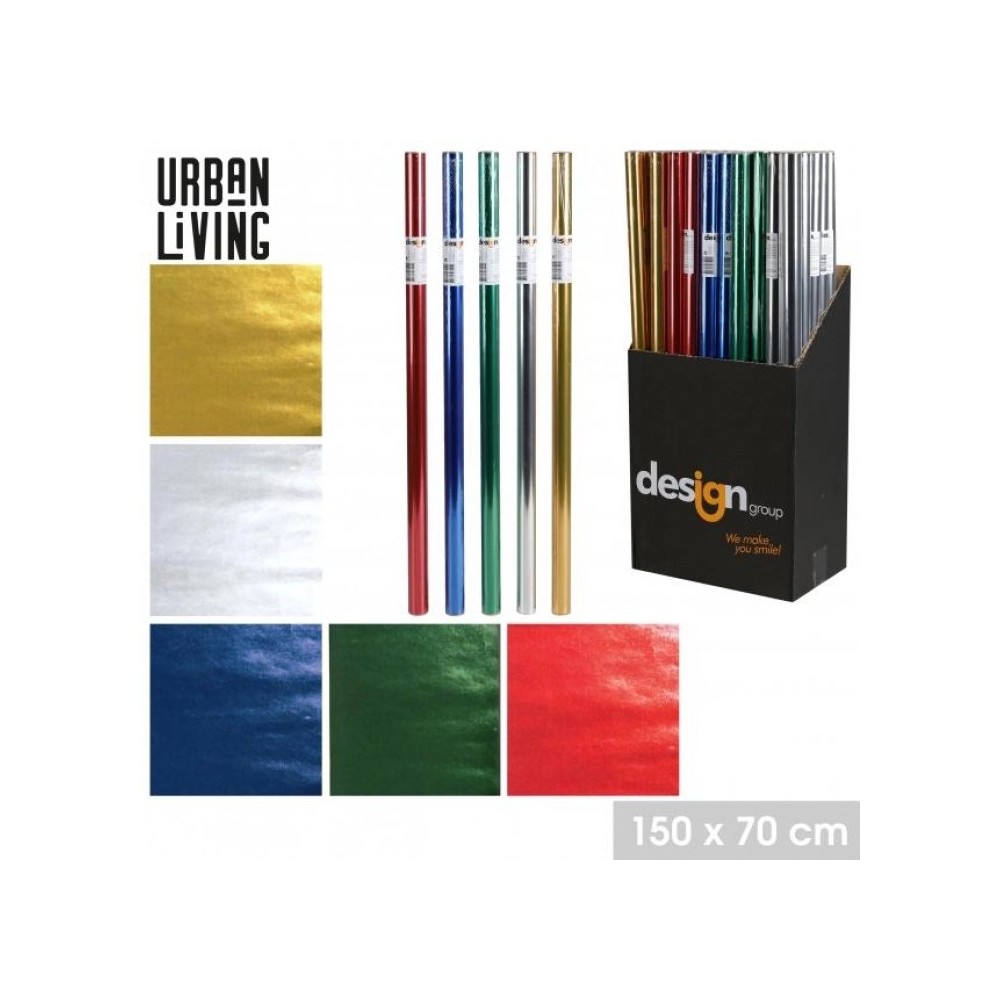 Papier Cadeau Métallisé 150 x 70 cm | Fiesta Factory