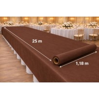 Nappe Spunbond Chocolat 25 m × 1,18 m pas cher