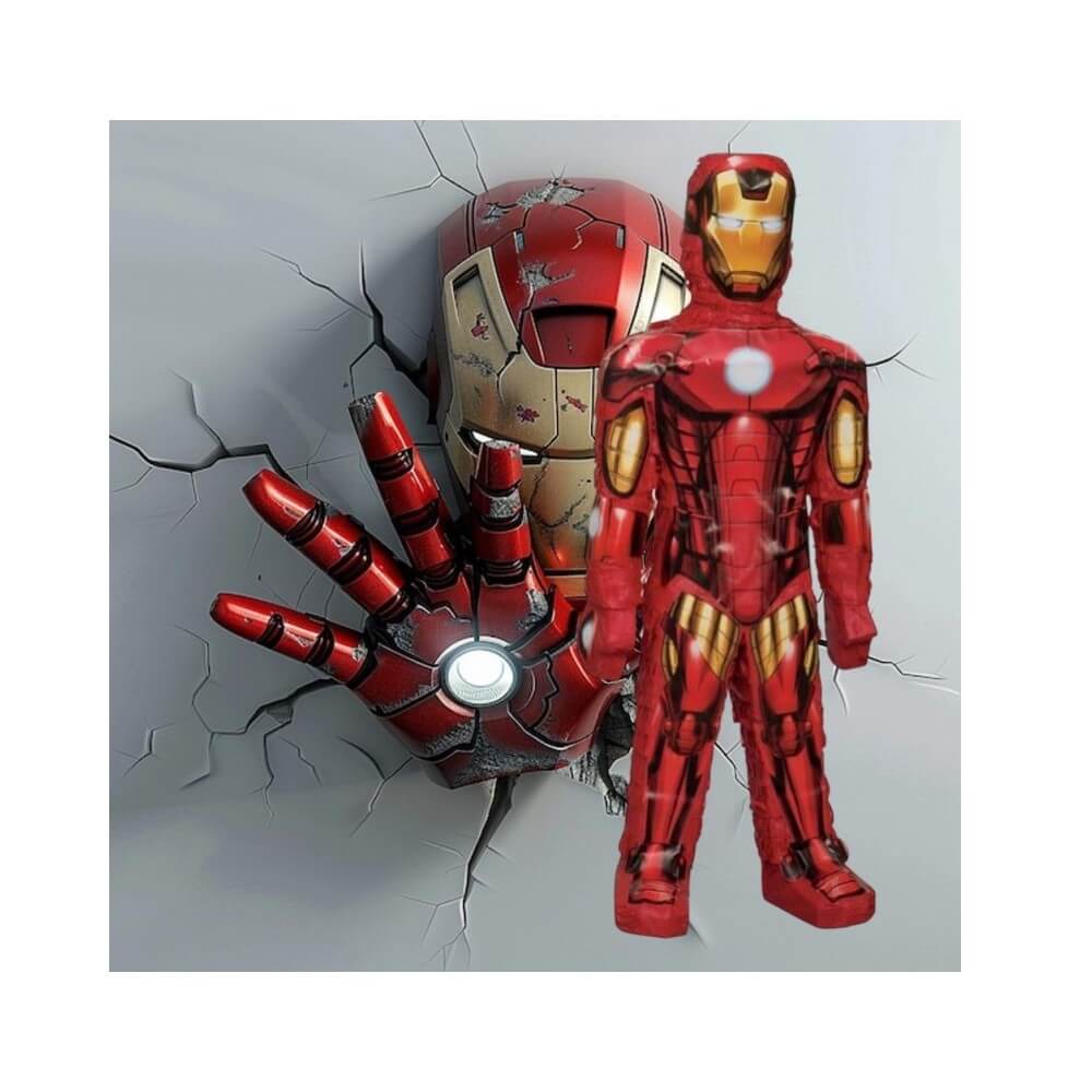 Piñata à Taper Marvel Iron Man 3D 62 cm - U66331 - Piñatas