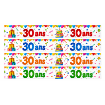 Banderole Anniversaire 30 Ans | Fiesta Factory