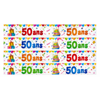 Banderole Anniversaire 50 Ans | Fiesta Factory