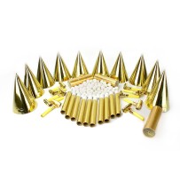 Boîte Cotillons 10 Personnes OR – Effet Métallisé - 21400GO - Cotillons