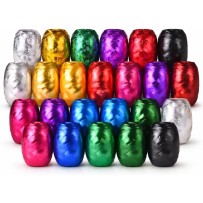 Bolduc cadeau 7 mm x 10 m pas cher – Couleur aléatoire