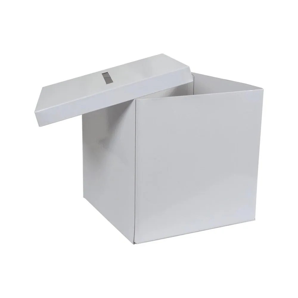 Urne en carton blanc brillant pas cher | FIESTA FACTORY