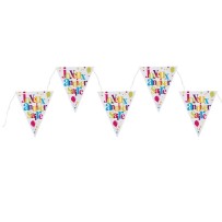 Guirlande fanions Santex Joyeux Anniversaire pas cher