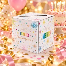 Urne anniversaire blanche