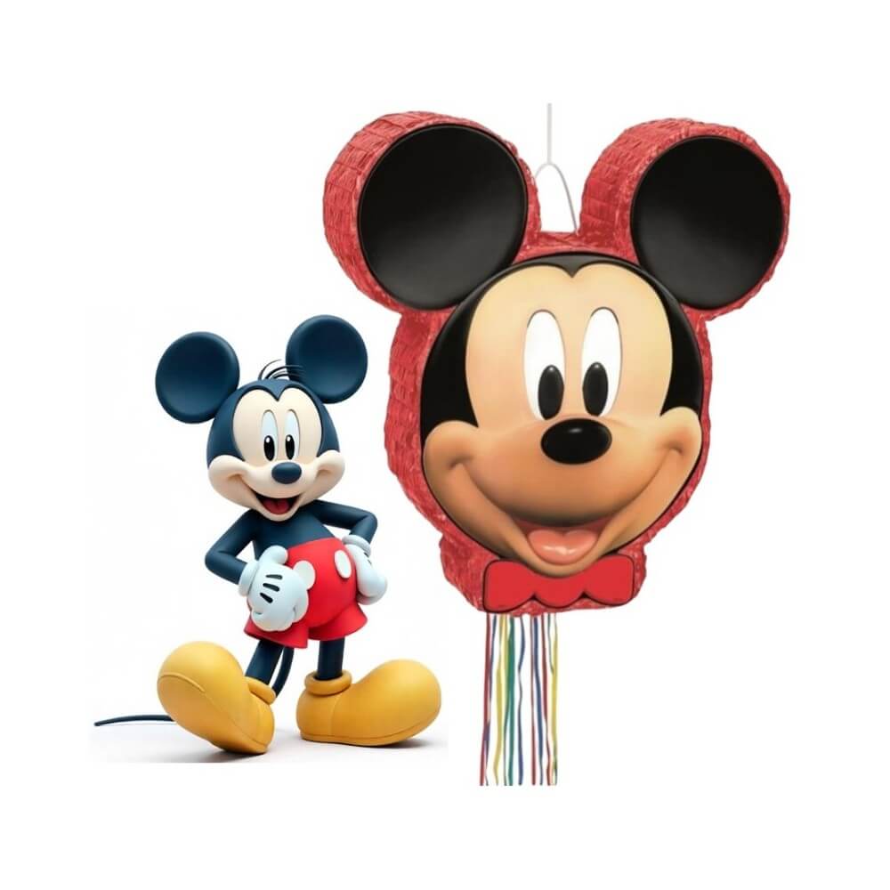 Piñata à Tirer Disney Mickey Mouse 50 cm - U66309 - Piñatas