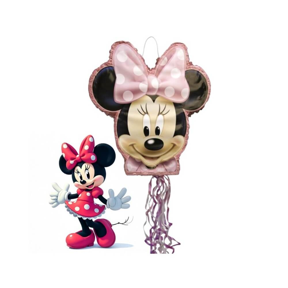 Piñata à Tirer Disney Minnie 50 cm - U66319 - Piñatas