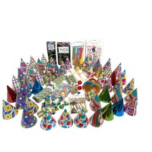 Boîte Cotillons 50 Personnes – Carton Fête XXL - 21412 - Cotillons