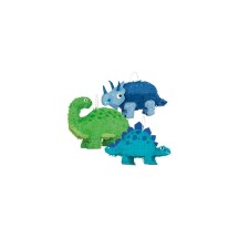 Piñata Dinosaures 3D – 3 Modèles Assortis - u68148 - Piñatas