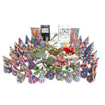 Boîte Cotillons 100 Personnes – Carton XXL Événement - 21411P - Cotillons