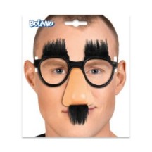 Lunettes Party Slapstick Cils & Moustache - B02597 - Lunettes fantaisie