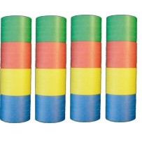 Lot 3 Rouleaux Serpentins 18 Lancers 4m Arc-en-Ciel - 22933 - Cotillons