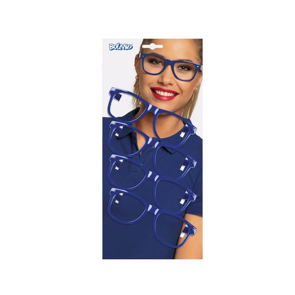 4 Lunettes Party Les Bleus - B61987 - Lunettes fantaisie