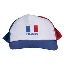 Casquette France Adulte - 10077 - Chapeaux