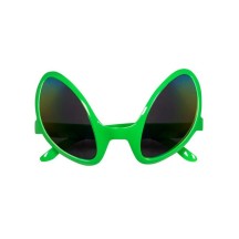 Lunettes Party Alien vertes - B02629 - Lunettes fantaisie