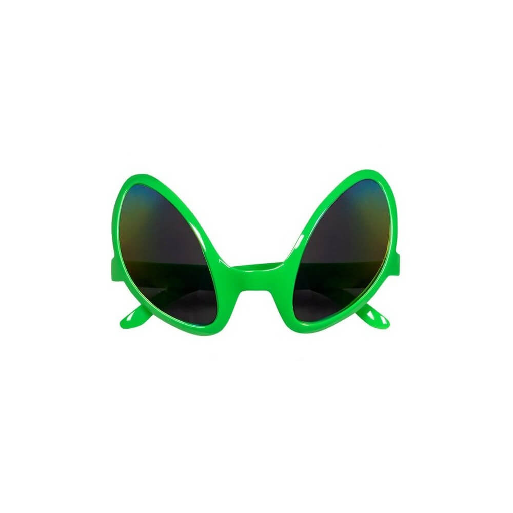 Lunettes Party Alien vertes - B02629 - Lunettes fantaisie